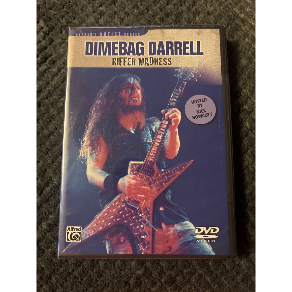Dimebag Darrell Riffer Madness Guitar Instructional DVD Pantera Heavy Metal NEW